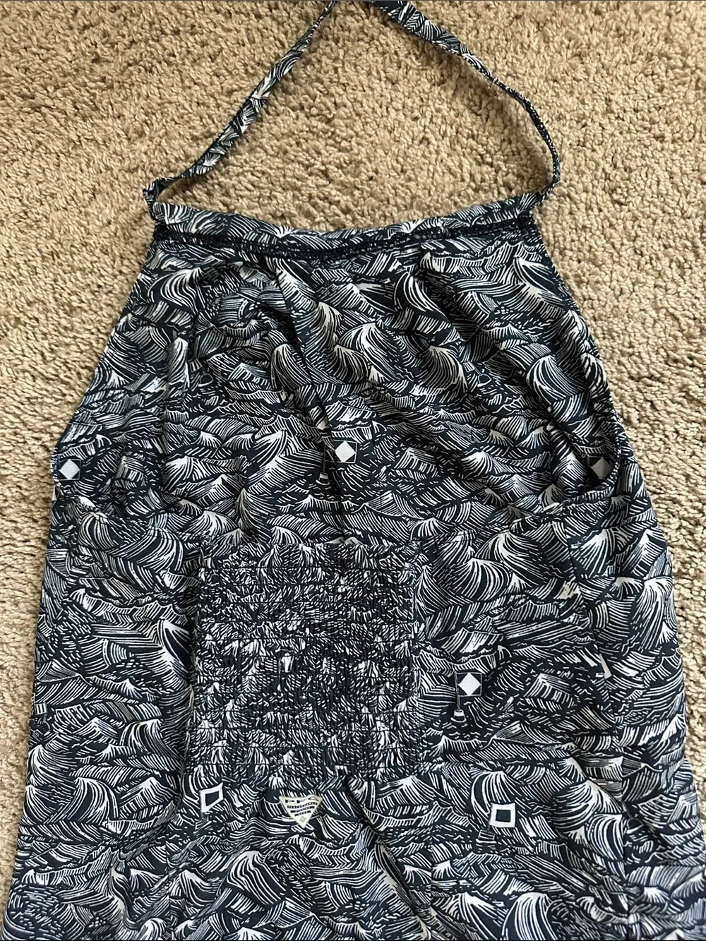 Columbia Patterned Halter Dress